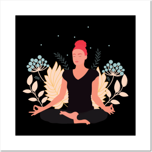 Day of Peace with Yoga and Meditation Posters and Art